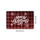 thumbnail image 3 of Felpudo navideño con diseño de árbol de Navidad | Alfombra festiva estilo pashmina | Felpudo de poliéster de 60 x 40 cm para entrada y sala de estar, 3 of 5