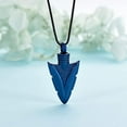 thumbnail image 4 of 316L Stainless Steel Tribal Spearpoint Arrowhead Urn Necklace for Men / Women : Arrowhead Cross Memorial Pendant Cremation Ash Jewelry Bereavement Keepsakes Gift for Loss of a Loved One, 4 of 7
