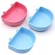 thumbnail image 1 of 3 Pcs Rabbit Feeder with Hook Food and Water Bowl on Cage for Rabbit/Guinea Pig/Chinchilla/Bunny,Plastic, 1 of 5