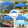 thumbnail image 5 of COBIZI Canopy Tent 6.6’x6.6’ Folding Outdoor Pop Up Heavy Duty Canopy for Beach Camping-Blue, 5 of 9