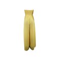 thumbnail image 4 of Loliuicca Women Summer Chiffon Jumpsuit Tube Top Mopping Solid Color Strapless Wide Leg Pants One Piece Rompers, 4 of 5