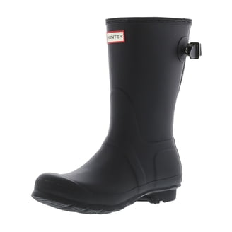 Hunter Boots Mens Size Us12M  Black Rubber Fleece Lined Winter Snow Rain Vibram Men main image 4