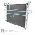 thumbnail image 2 of Spec-D Tuning 2 Row Aluminum Cooling Radiator Compatible with 1999-2004 Jeep Grand Cherokee 4.0L L6 Limited, 2 of 7