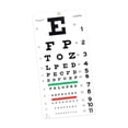 thumbnail image 2 of Tabla de Visión ocular Hugo Gráfico Ocular Medición De La Agudeza Visual 56 cm x 27 cm, 2 of 10
