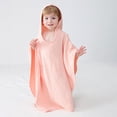 thumbnail image 2 of XXWXYD Kids Swim Cover up Girls Boys Waffle Towel Poncho Swimsuit Coverups for Beach Pool Hooded Bathing Suit Cute Hoodie, 2 of 4
