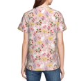 thumbnail image 7 of Wukai Bunny And Flower Youth Unisex Short Sleeve T-Shirt for Boys, Girls, Teens, and Kids-Medium, 7 of 7