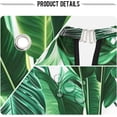 thumbnail image 3 of Green Palm Leaves Salon Cape, Hair Cutting Cape with Snaps, Professional Large Barber Stylist Hairdresser Cape, Waterproof Machine Washable, 65" x 55”, 3 of 7