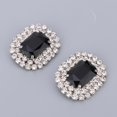 thumbnail image 2 of Ruiboury Rhinestone Shoe Clips Wedding Buckle DIY Bride Shoe Decorative Charms Black, 2 of 7