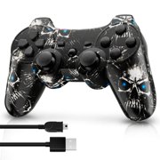ISHAKO Wireless Controller for PS3, Gaming Controller for PlayStation 3, Double Vibration, 6-Axis Motion