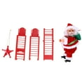 thumbnail image 1 of Decoración de escalera de escalada de Navidad, decoración de escalera de escalada de Navidad, colgante de árbol de Navidad eléctrico, adorno de vacaciones para sala de estar, 1 of 14