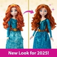 thumbnail image 4 of Disney Princess Merida Fashion Doll with Red Hair, Blue Eyes & Hair Accessory, Sparkling Look, 4 of 7