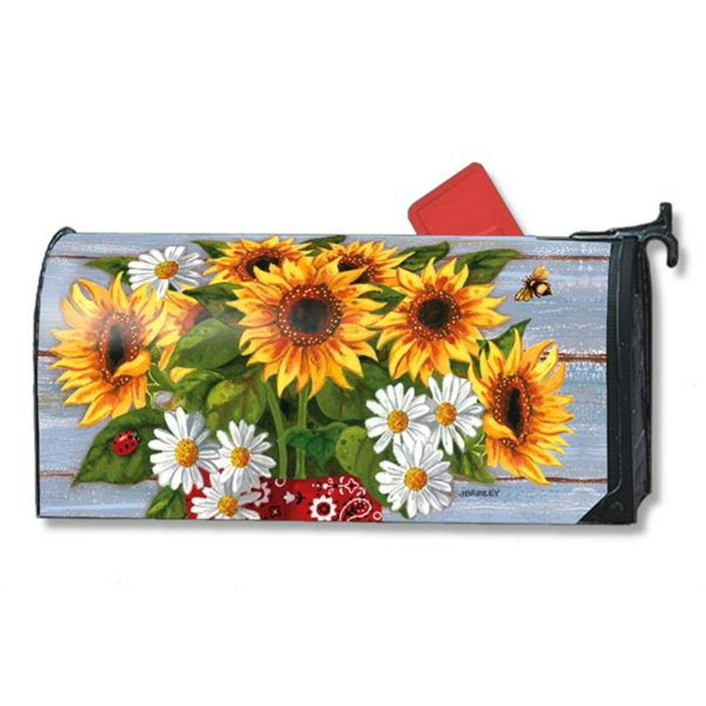 Bandana Sunflowers Summer Mailbox Cover Summer Standard