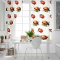 thumbnail image 5 of Cute Ladybugs Blackout Curtains for Bedroom/Living Room, Spring Botanical Leaves Farmhouse Thermal Insulated Kitchen Drapes with Grommets, Light Blocking Window Treatment, 2 Panels 52" x 54", 5 of 7
