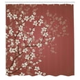 thumbnail image 3 of Ambesonne Japanese Shower Curtain, Sakura Bloom Spring Season, 69"Wx70"L, Pale Rust, 3 of 3
