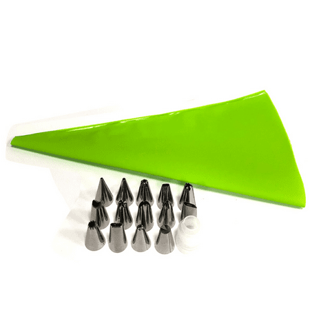 

Piping Bag and Cake Decorating Supplies Kit Baking Supplies with Pastry Bag for Baking Decorating Cakegreen