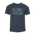 thumbnail image 2 of Blood is Thicker than water- Family Runion youth T-shirts - Heather Navy MH200YFAM S23 L, 2 of 3
