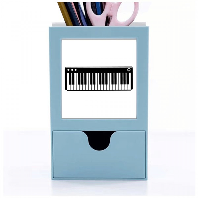 Musica de sonidos de piano electrico Unbranded Tarjeta de clip de pluma gestor de suministros de oficina
