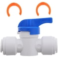 thumbnail image 1 of 1Pcs Hose Valve Tube Connector for RV Water Systems Quick Connect Straight Fitting PVC Material, 1 of 9
