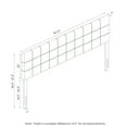 thumbnail image 2 of Furinno FB17038K-BK Roanne Tufted Headboard, Black, King, 2 of 2