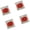 Red, variant on 3Pin Quiet Gaming Keyboards Switches Easy Installation For GK61 GK87 Mechanical Keyboards