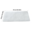 thumbnail image 3 of MTBLYS Alfombrilla antideslizante para bañera de 91 x 43 cm | Alfombrilla de ducha de PVC suave con orificios de drenaje y ventosas | Alfombrilla de secado rápido para bañera, 3 of 6