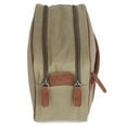 thumbnail image 4 of J. Buxton Men's Expedition II Huntington Gear Double Zip Travel Kit Canvas, Olive, 4 of 7