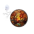 thumbnail image 3 of Fiudx Decoración de Hojas de Otoño, Colgante de Ventana Acrílico Colorido, Exquisito Diseño de Hojas de Arce, Fácil de Colgar con Cadena y Gancho, Ideal para Acción de Gracias y Celebraciones Festiva, 3 of 6