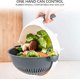 thumbnail image 5 of Cortador De Verduras 7 En 1 Cortador De Verduras Con Cesta De Drenaje De Gran Capacidad Cortador De Verduras Fruta,11 Feliz Sencillez, 5 of 5