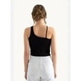 thumbnail image 2 of One Shoulder Sleeveless Basic Crop Top, 2 of 4