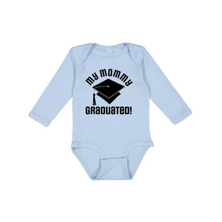 

Inktastic My Mommy Graduated College Graduate Gift Baby Boy or Baby Girl Long Sleeve Bodysuit