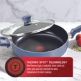 thumbnail image 4 of T-fal Kitchen Solutions Nonstick Cookware, Jumbo Cooker, 5 quart, Blue, 4 of 9