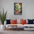 thumbnail image 5 of Vintage City Travel Poster of Puerto Maldonado Peru with River And Rainforest Canvas Poster, 5 of 8