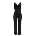 thumbnail image 6 of Inleife Womens Jumpsuits On Sale Women Suspender Deep V Backless Sleeveless Temperament Spicy Girl Sequin Jumpsuit, 6 of 6