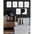 thumbnail image 4 of Motivational Wall Decor Inspirational Office Wall Art 𝗙𝗿𝗮𝗺𝗲𝗱 Black Quotes Wall Art Encouraging Canvas Posters for Office Bedroom Sayings for Wall Decor - 8\u201d x10\u201d x6 PCS (Framed), 4 of 6