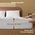 thumbnail image 6 of Essentials Mattress Pad - Twin XL, White - Brushed, 6 of 8