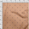 thumbnail image 3 of oneOone Georgette Viscose Peach Fabric Block Fabric For Sewing Printed Craft Fabric By The Yard 42 Inch Wide, 3 of 4