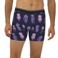 thumbnail image 2 of Men'S Boxer Briefs, Sketch Jellyfish Soft And Breathable Mens Underwear Boxer Briefs With Widen Waist, 2 of 2