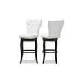thumbnail image 5 of Baxton Studio Leonice Modern and Contemporary Upholstered Button-tufted 29-Inch Swivel Bar Stool, Multiple Colors, 5 of 5