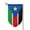 Fillet, variant on Cover Flag Of South Sudan Garden Flag Double Sided Flags with Vivid Color for Yard Lawn Garden Decor 12.5 x18 Inch Square