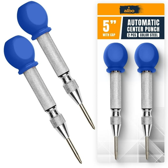 ALBO Automatic Center Punch, 5 Inch, 2 Piece