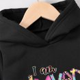 thumbnail image 4 of Gubotare Toddler Clothes for Girls Fall Girls Cropped Hoodies Plaid Sweatshirts and Legging Pants Set for Toddler and Big Girls 2T 3T (Black,2-3 Years), 4 of 7