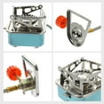 thumbnail image 2 of CATIEBYE Portable Gas Stove Titanium Camping Supplies Green Iron for Outdoor Use, 2 of 8