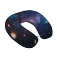 thumbnail image 2 of Easygdp Planets Stars And Galaxies1 Travel Pillow Memory Foam, Head Neck Support Airplane Pillow for Traveling, Car, Home, Travel Neck Flight Pillow, 2 of 8