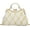 White, variant on Women Denim Clutch Handbag Canvas Kiss-lock Evening Purse Chain Crossbody Hobo Bag Small Handle Bag