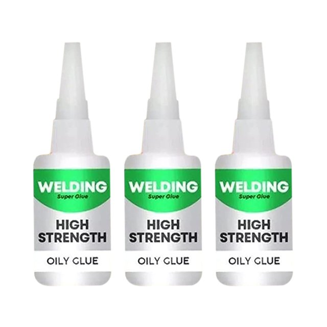 YISITIAN Colle Huileuse Haute Résistance pour Soudure - Colle Universelle Super Uniglue, Tout Usage Extra Résistante, Imperméable et Résistante pour Plastique Bois Céramique Métal, Sèche Uniquement en 10s (3 Pcs - 150g) CJ919-19977