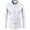 White, variant on PuLe Rugby Shirt Men's Slim Dress Shirts Long Sleeve Stretch Casual Business Button Down Shirt
