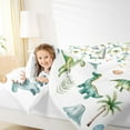 thumbnail image 4 of Castle Fairy Child Kawaii Animal Dino Twin Comforter Sets,Cute Dinosaur Bedding Set, 4 of 8