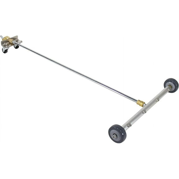 Erie Tools 19" Undercarriage Surface Cleaner 4 Spray Tip Nozzles 4000 PSI with Swivel Fittings and Wheels