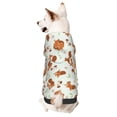 thumbnail image 1 of Fotbe Squirrel Playing Sudadera con Estampado para Perros Pequeños – Suéter con Capucha para Mascotas, Tela Suave de Forro Polar con Bolsillo-Small, 1 of 7