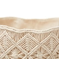 thumbnail image 3 of Americanflat Woven Macrame Storage Basket, Natural Cotton Rope, 3 of 4